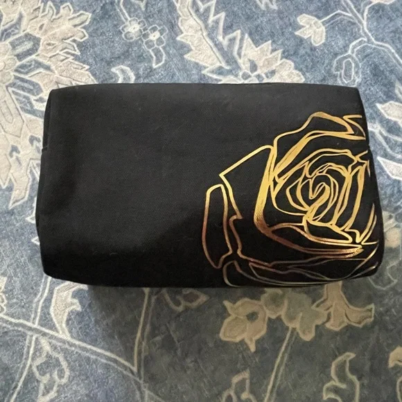Lancôme Black and Gold Clutch Cosmetic Bag - Picture 1 of 7